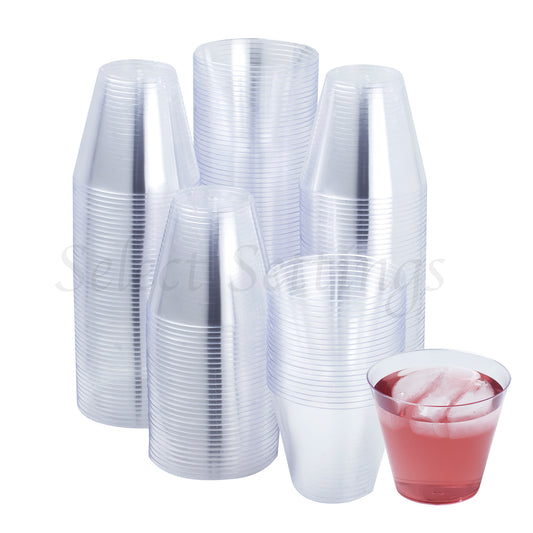 9 oz.  Plastic Cups  - Old Fashioned style cups 200 ct.