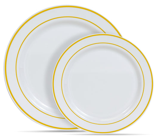 Bulk plastic disposable plates solid color