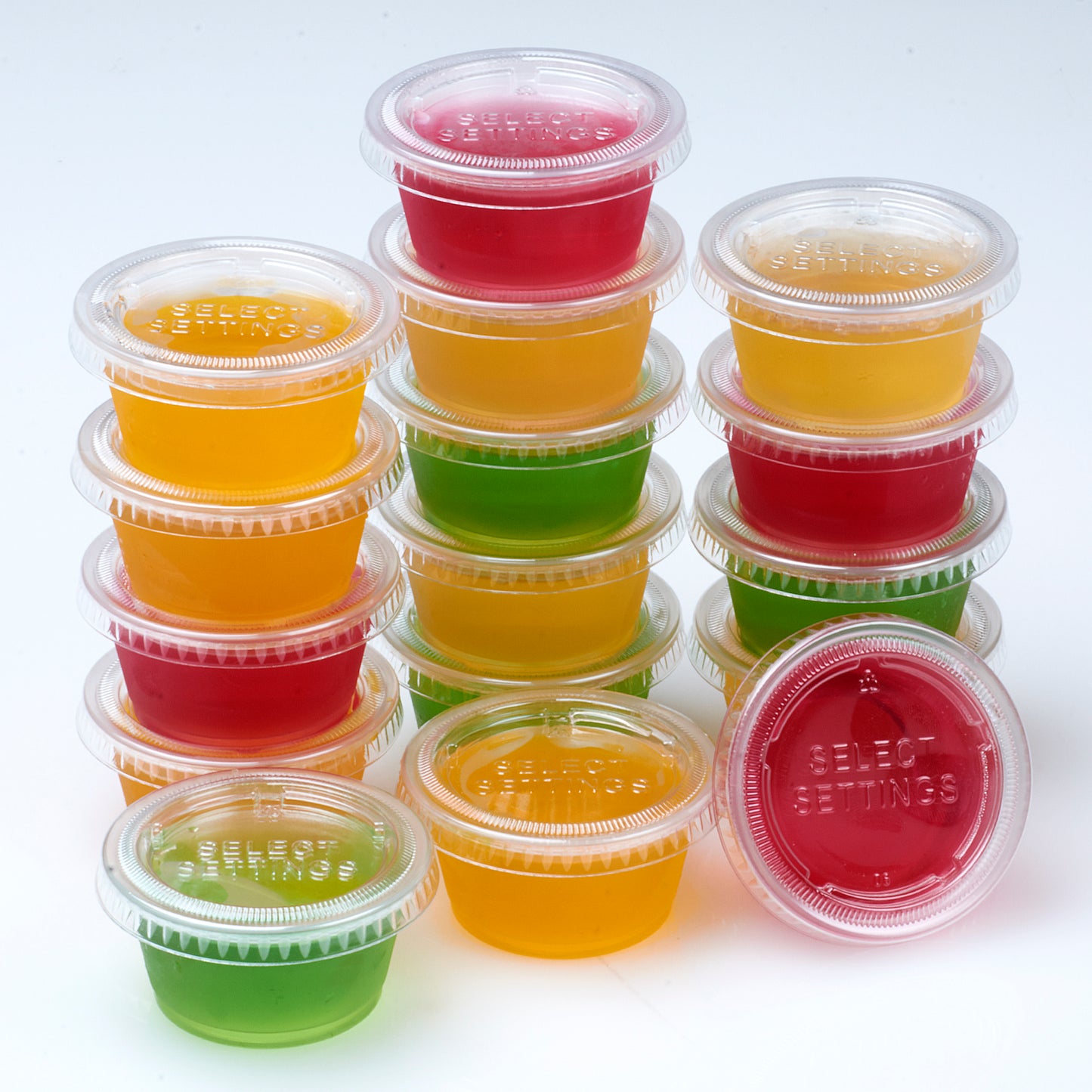 Jello shot cups / Portion Cups 200 Cups + 200 Lids