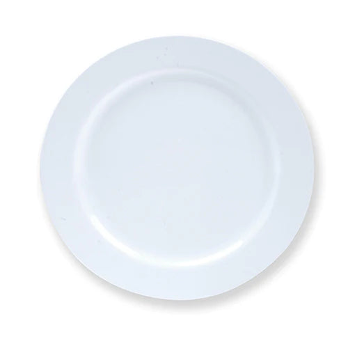 260 -Piece white dinnerware set for 30 guests Includes: 60 white design plastic plates, 250 plastic gold silverware utensils, 50 napkins & 50 cups